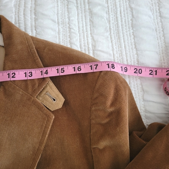 Carl Michaels Mens Tan Corduroy Fitted Blazer size R40 - Picture 12 of 16